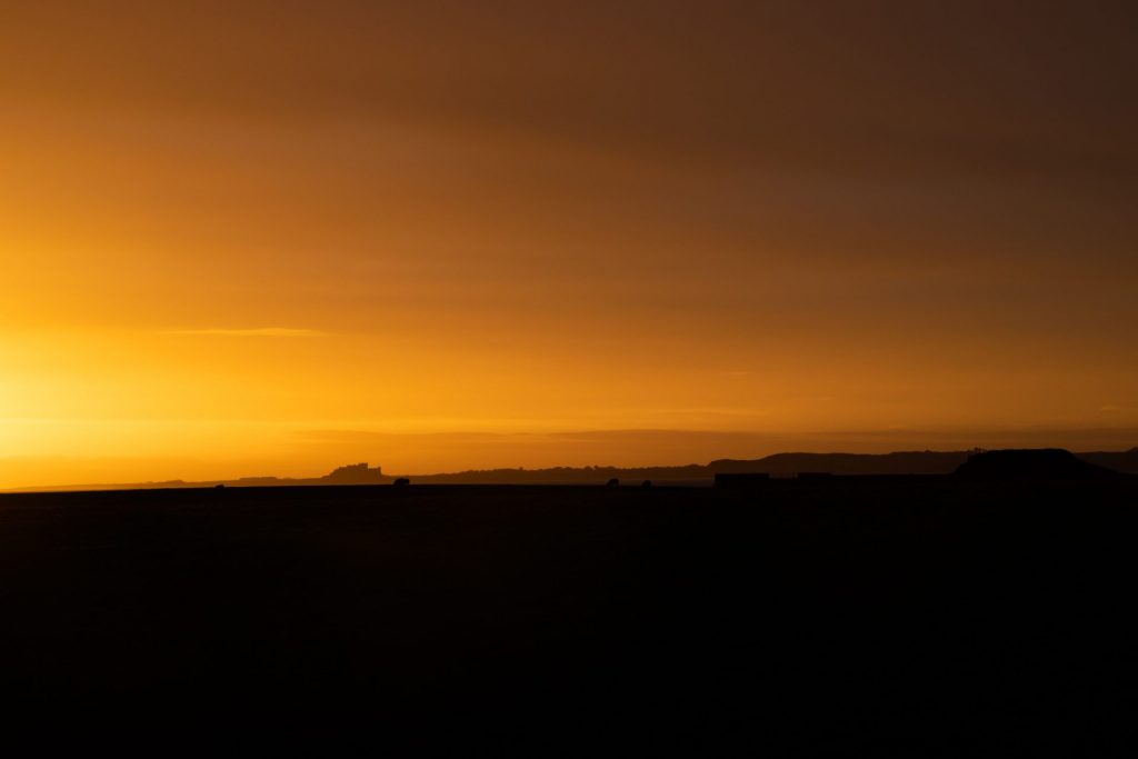 Lindisfarne at sunrise Lindisfarne at sunrise