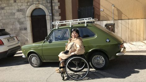 Wheelchair User Travelling In Molise, Italy